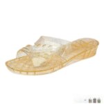 Pantuflas de Cristal para Interiores, Antideslizantes, Inodoras, para Mujer y Hombre, de Verano, con Suela Gruesa, Cómodas pa... - Imagen 5