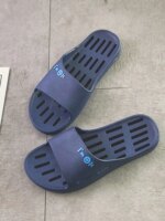 Pantuflas de baño para mujer, de verano, de secado rápido, huecas, para interior, sandalias planas Monick para parejas, sanda... - Imagen 2