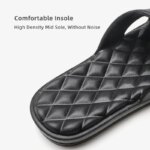 Zapatillas de hombre de talla grande 48 49, suela blanda EVA, sandalias de playa de verano para mujer, chanclas informales para parejas, chanclas, toboganes de baño, nueva moda - Imagen 2