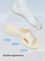Pantuflas Youdiao para Hombre y Mujer, Específicas para Pies Planos, con Soporte de Arco, Antideslizantes, para Uso en Interi... - Imagen 2