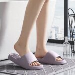 Pantuflas de baño para mujer, sandalias de ducha de secado rápido para hombre, chanclas transpirables para parejas, sandalias de playa de verano, sandalias de natación - Imagen 6