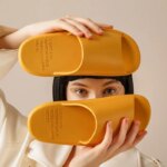 Pantuflas de Verano para Hombre y Mujer, Simples, de Color Sólido, de EVA, para Baño, Ducha, Estilo Casual y Moderno para Ext... - Imagen 4