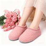 Pantuflas de Invierno para Mujer Comwarm, Pantuflas de Felpa Rizada con Espuma Viscoelástica, Pantuflas Planas Cálidas con Forro Polar y Suela Suave - Imagen 2