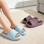 Pantuflas de Masaje Cómodas con Suela Gruesa para Mujer 2026, Antideslizantes para el Hogar y Baño, Tallas Grandes, Chanclas de EVA con Suela Suave - Imagen 6