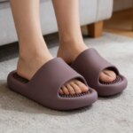 Pantuflas de Masaje Cómodas con Suela Gruesa para Mujer 2026, Antideslizantes para el Hogar y Baño, Tallas Grandes, Chanclas de EVA con Suela Suave - Imagen 3