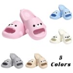 Pantuflas de mujer para el verano, con suela suave y antideslizante, ideales para el baño, con diseños de dibujos animados, para usar en interiores y en casa. Sandalias informales para hombre, suaves y cómodas, perfectas para la playa. - Imagen 6