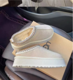 Botas de nieve para mujer, zapatos cortos de Cachemira cálidos de suela gruesa sin tacones, medias zapatillas de lana, zapatos de algodón para mujer 2026