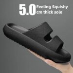 Sandalias de playa ligeras, sandalias ortopédicas de moda con soporte para el arco, toboganes de ducha para el hogar, zapatillas de nube de verano para mujer - Imagen 4