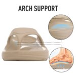 Crestar, zapatillas ortopédicas de verano para mujer, chanclas de playa antideslizantes para exteriores con soporte para arco, tobogán de ducha de baño interior ultrasuave - Imagen 4