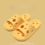 Zapatillas con fugas para baño, cómodas, para hombres y mujeres, pareja, hogar, interior, sandalias EVA antideslizantes, zapatillas de playa - Imagen 5