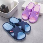 Pantuflas Antideslizantes para Baño, para Hombre y Mujer, Pantuflas Planas de PVC Transpirables para Interiores, Cómodas, Res...