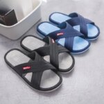 Pantuflas Antideslizantes para Baño, para Hombre y Mujer, Pantuflas Planas de PVC Transpirables para Interiores, Cómodas, Res... - Imagen 5