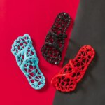 Zapatillas de masaje para hombre y mujer, zapatos de baño antideslizantes con agujeros, transpirables, con presión inferior del pie, para masaje, verano - Imagen 4