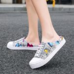 Zapatillas de imitación para mujer, zapatos de jardín al aire libre, sandalias de piscina, chanclas de baño, zapatillas de playa - Imagen 6