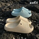 XIXITIAO Zapatillas de plataforma de verano para hombre y mujer, zapatillas de baño interiores de EVA suaves y cómodas, de color sólido, antideslizantes - Imagen 4