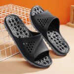 Pantuflas Antideslizantes para Parejas, para Baño, Interior y Exterior, Sandalias Planas de Verano, Pantuflas Suaves de EVA - Imagen 2