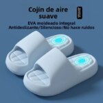 Pantuflas de Suela Gruesa Unisex, Antideslizantes para Baño, Cómodas para el Hogar, Sandalias Planas Modernas - Imagen 5