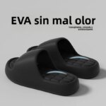 Pantuflas de Suela Gruesa Unisex, Antideslizantes para Baño, Cómodas para el Hogar, Sandalias Planas Modernas - Imagen 2