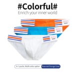 1/2/3 Uds. Ropa interior breve para Hombre, pantalones triangulares de horquilla alta con escote en V grande, diseño Modal para Hombre, calzoncillos sexis de corte alto para Hombre - Imagen 6