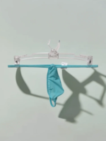 Calzoncillos de seda helada elásticos de cintura baja para hombre, estilo ajustado, sexy, con cordón, de una sola línea, sens... - Imagen 4