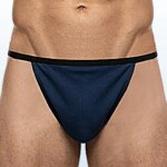 3 unidades de ropa interior de algodón estilo japonés para hombre, calzoncillos deportivos transpirables y cómodos, sin bolsa, tanga sexy para hombre, prenda íntima. - Imagen 6