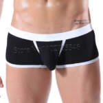 Calzoncillos bóxer sexys de algodón para hombre, ropa interior masculina transpirable con bolsa abierta y bolsa móvil, shorts transpirables - Imagen 3