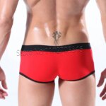 Calzoncillos bóxer sexys de algodón para hombre, ropa interior masculina transpirable con bolsa abierta y bolsa móvil, shorts transpirables - Imagen 6