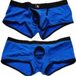 Calzoncillos bóxer sexys de algodón para hombre, ropa interior masculina transpirable con bolsa abierta y bolsa móvil, shorts transpirables
