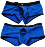 Calzoncillos bóxer sexys de algodón para hombre, ropa interior masculina transpirable con bolsa abierta y bolsa móvil, shorts transpirables