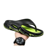 Chanclas para hombre, zapatillas de interior y exterior, suela gruesa y suave, sandalias de playa antideslizantes para baño, zapatillas de casa para hombre y mujer, chanclas - Imagen 2