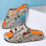 Zapatillas informales de suela suave EVA para hombre, zapatos de plataforma gruesa, toboganes antideslizantes para el baño y la playa al aire libre, interiores y parejas - Imagen 2