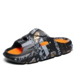 Zapatillas informales de suela suave EVA para hombre, zapatos de plataforma gruesa, toboganes antideslizantes para el baño y la playa al aire libre, interiores y parejas - Imagen 6