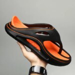 Chanclas de alta calidad para hombres y mujeres, zapatillas de interior para exteriores, suela gruesa y suave, sandalias de playa antideslizantes para baño, zapatillas de casa para hombres