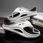 Chanclas de alta calidad para hombres y mujeres, zapatillas de interior para exteriores, suela gruesa y suave, sandalias de playa antideslizantes para baño, zapatillas de casa para hombres - Imagen 2