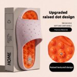 Pantuflas de Masaje por Acupresión Unisex, Pantuflas de EVA con Puntos en Relieve para Masaje de Pies, Antideslizantes, con Diseño Hueco, para Baño y Hogar - Imagen 6