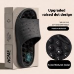 Pantuflas de Masaje por Acupresión Unisex, Pantuflas de EVA con Puntos en Relieve para Masaje de Pies, Antideslizantes, con Diseño Hueco, para Baño y Hogar - Imagen 5