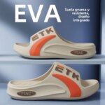 Pantuflas Deportivas para Hombre con Tacón Grueso para Verano, Playa, Baño, Antideslizantes, Juveniles, Modernas, Planas, de ... - Imagen 2
