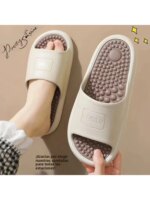 Nuevas Pantuflas de Masaje para Exteriores, para Hombre y Mujer, Antideslizantes, Desodorantes, para Baño, Hogar e Interiores
