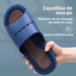 Pantuflas de Masaje para Hombre, Antideslizantes, para Interiores, Baño, Estilo Simple, Material de PVC, Cómodas, para Verano - Imagen 4