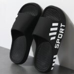Chanclas de Verano para Hombre, Sandalias de Interior y Exterior, Chanclas de Playa, Suela Gruesa, Antideslizantes, para Ducha