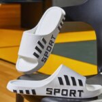 Chanclas de Verano para Hombre, Sandalias de Interior y Exterior, Chanclas de Playa, Suela Gruesa, Antideslizantes, para Ducha - Imagen 5