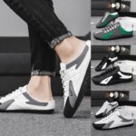 Zapatillas informales transpirables para hombre, tipo mocasín, de estilo coreano, cómodas y versátiles.