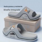Zapatillas de hombre para verano, nuevas, resistentes al desgaste, con suela gruesa de EVA, suela suave, para uso en el hogar...