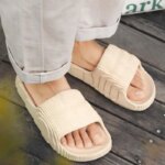 Zapatillas de interior y exterior para hombre y mujer, zapatos de plataforma de verano, suaves, antideslizantes, de EVA, para parejas, para baño, playa, sandalias de ocio - Imagen 2