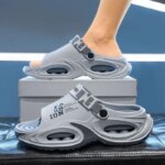 Sandalias Deportivas de Moda para Hombre, Chanclas de Playa para Interiores y Exteriores, Chanclas con Suela Gruesa, Antideslizantes para Verano, Chanclas de Ducha para Hombre