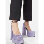 Zapatos de tacón alto y grueso con plataforma para mujer, sandalias de Stripper para fiesta, calzado Sexy para Club nocturno, 2024 - Imagen 5