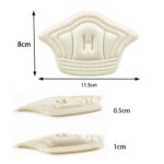 2/6/10 unids/set de plantillas para zapatos, almohadillas de talón para zapatos, tamaño ajustable, adhesivo para el cuidado de los pies, pegatina trasera, plantilla de inserción para zapatos - Imagen 2