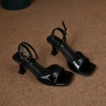 Verano 2025 nueva marca Zapatos de Mujer diseño Sexy tacones altos elegante boca poco profunda Zapatos de novia Mujer Zapatos Zapatos de lujo - Imagen 2