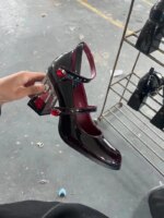 Mary Jane-zapatos de tacón de bloque rosa para mujer, calzado elegante de talla grande con hebilla francesa y cabeza redonda, Lolita, Verano - Imagen 4