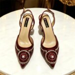 Nuevos Tacones Italianos de Diseño con Punta Abierta para Mujer 2026, Zapatos de Tacón con Diamantes de Colores Elegantes para Fiesta y Conjunto de Bolsos a Juego para Ocasiones Especiales - Imagen 2
